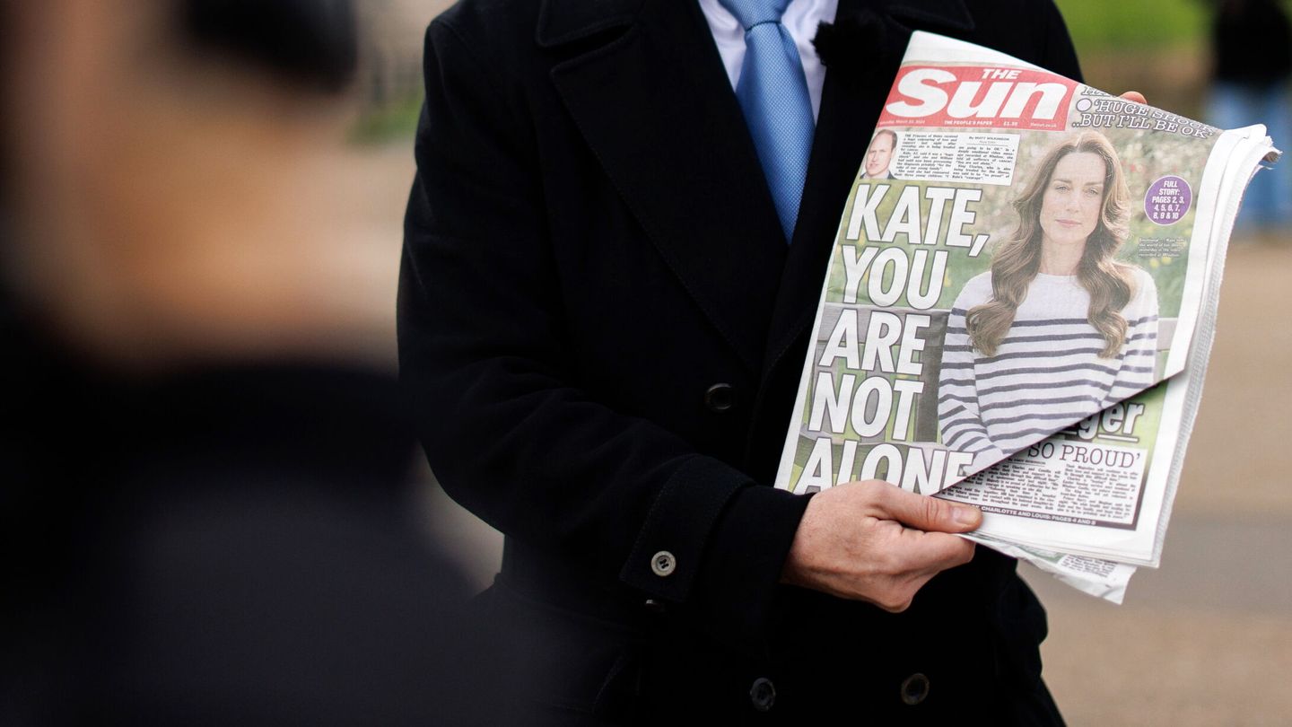 Un periódico de Reino Unido tras conocerse que Kate sufre cáncer. (Reuters)