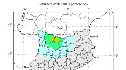 Registrado un terremoto de magnitud 3,8 en el Pirineo, sentido en Lleida y Andorra