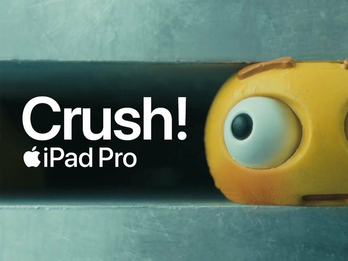 Foto: Apple se "aplasta" a sí misma con el último comercial (YOUTUBE)