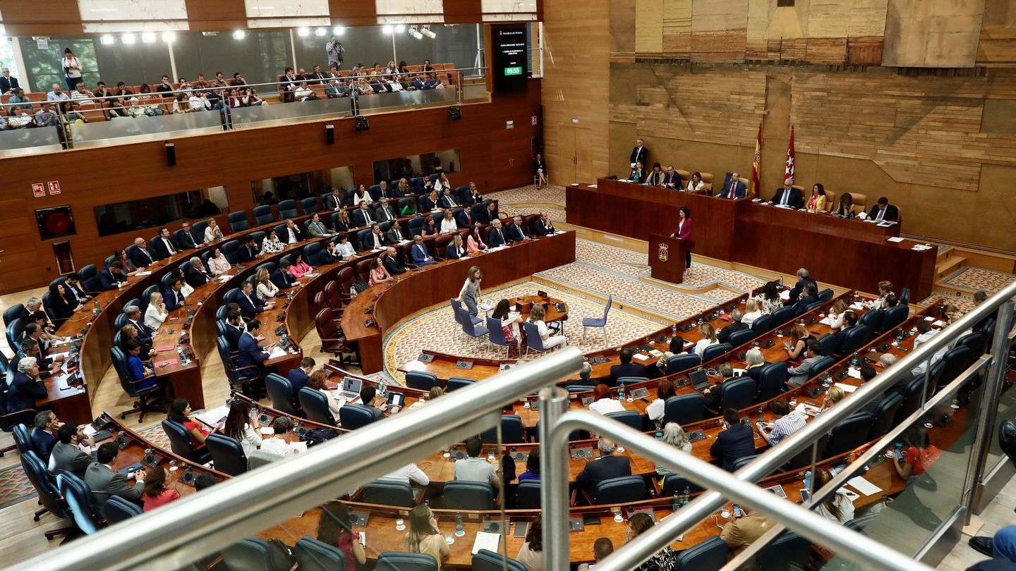 Pleno de la Asamblea de Madrid. (EFE)