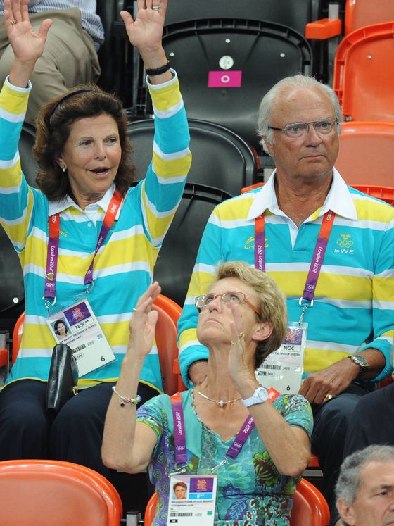Carlos Gustavo y Silvia en los Juegos Olímpicos de 2012. (Getty)