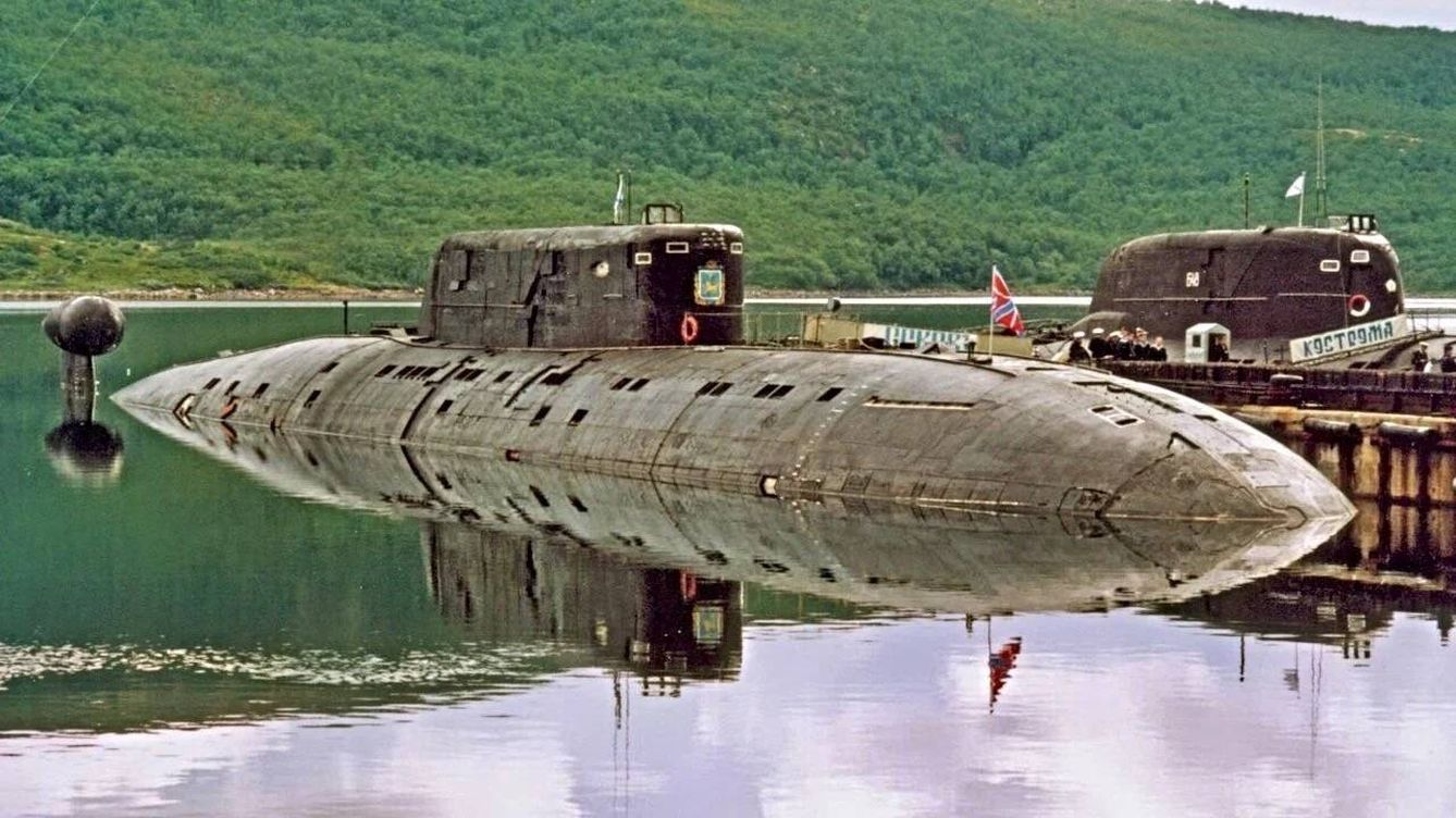 Foto: El submarino de ataque soviético Sierra II, fabricado en titanio.