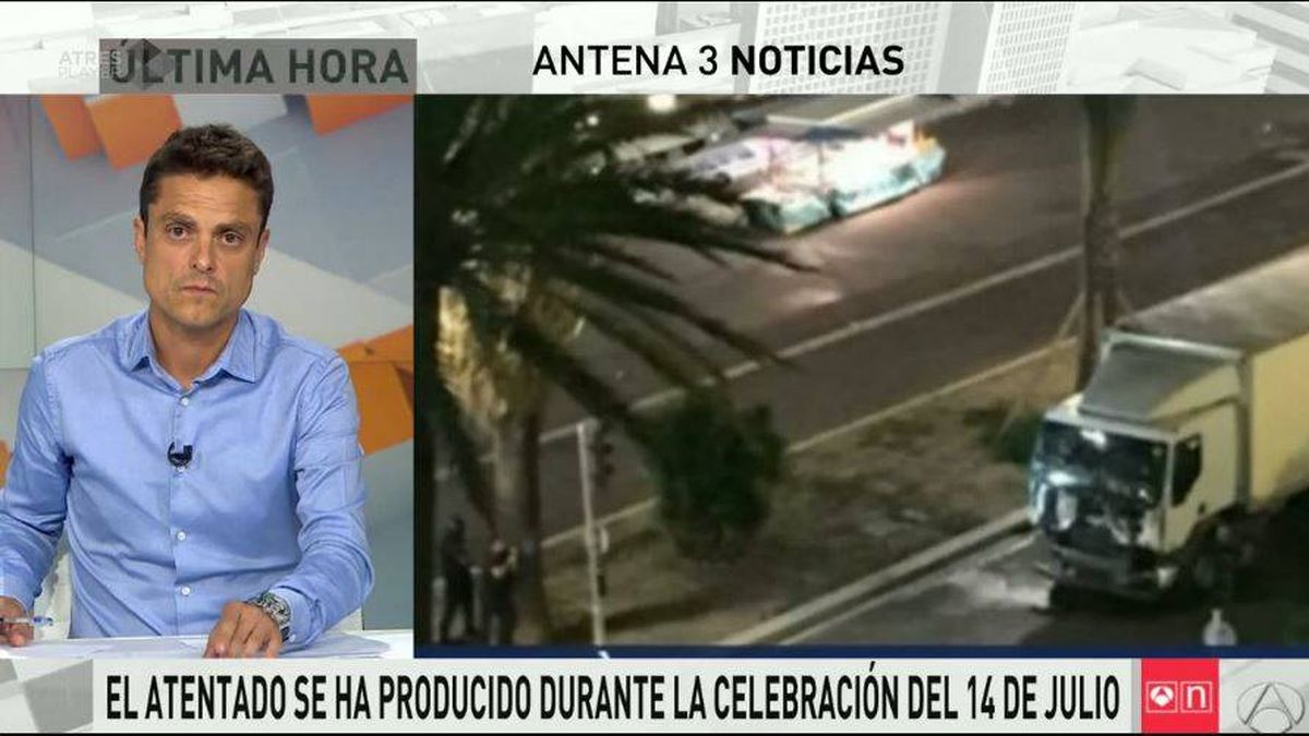 Telecinco dedicó 18 minutos al atentado de Niza frente a los 136 de Antena 3
