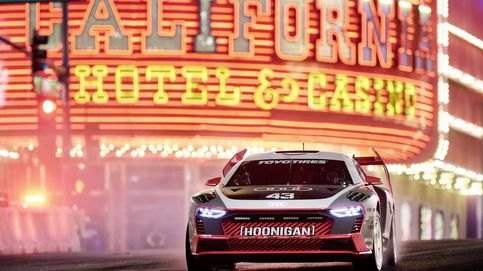 Ken Block la lía en Las Vegas con su Audi S1 Hoonitron eléctrico para su último video