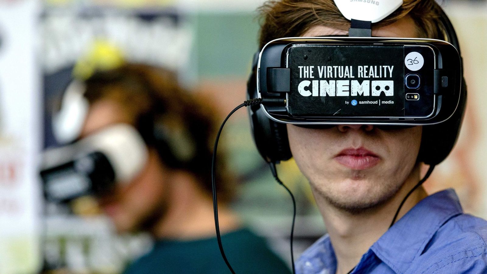 Foto: Apertura del nuevo cine de realidad virtual en Ámsterdam.