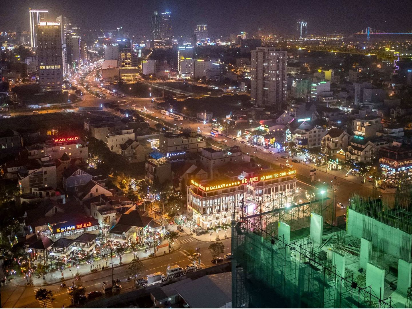 La ciudad de Ho Chi Minh vista desde las alturas. (Getty)