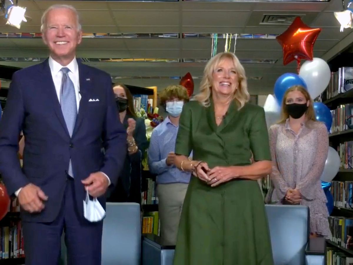 Foto: Joe Biden, acompañado de su mujer Jill. (Reuters)