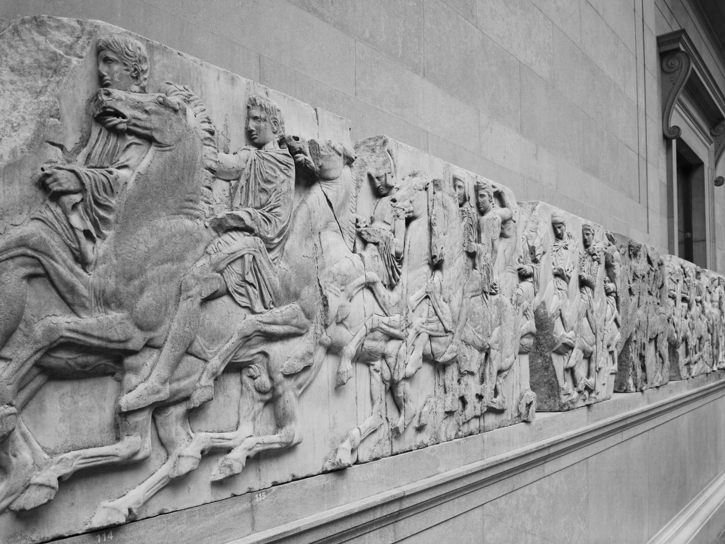 Los frisos del Partenón, en el British Museum (Londres (Getty Images)
