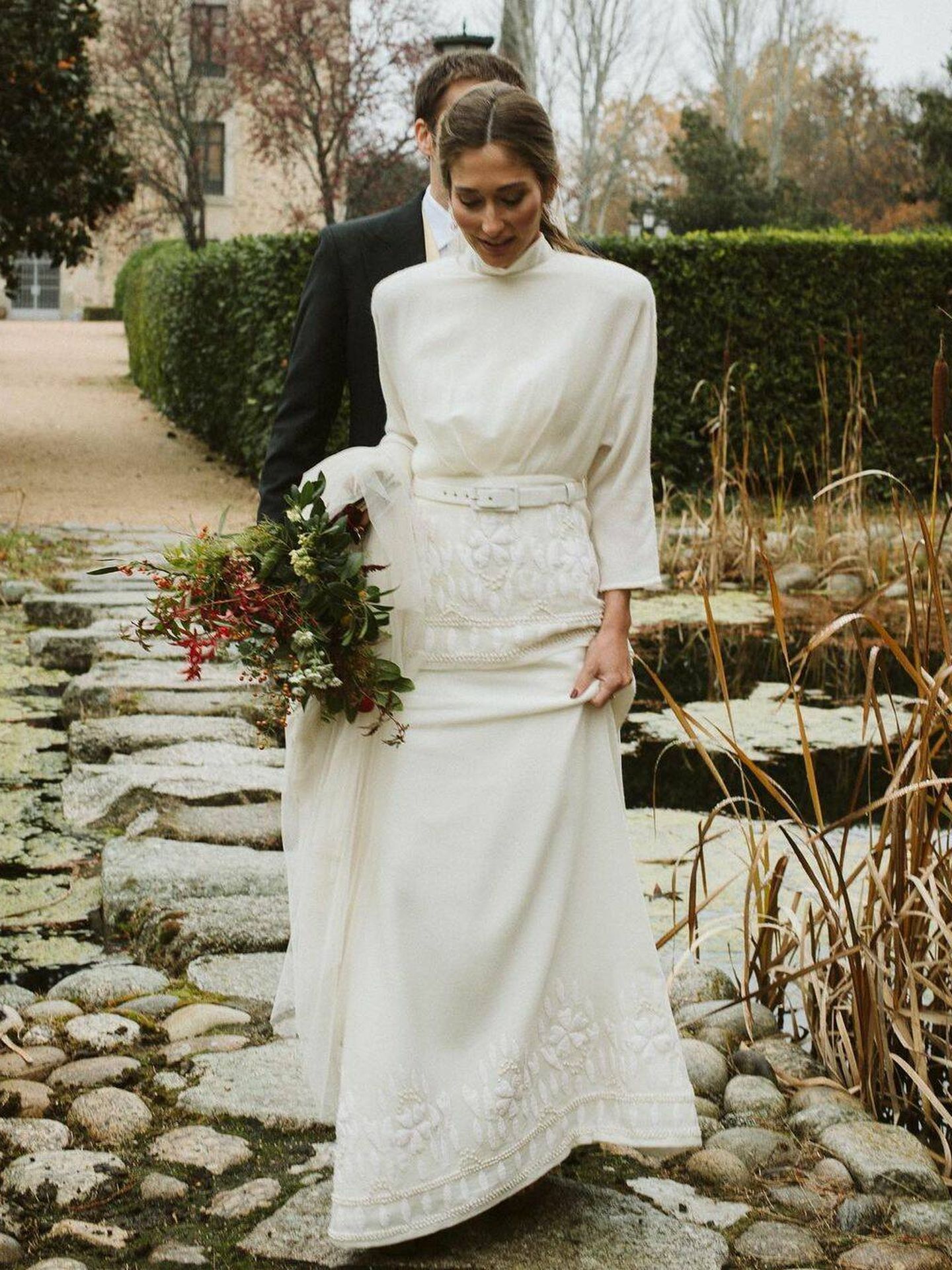 Un vestido de novia de Sofía Delgado. (Instagram/@sofiadelgadostudio)