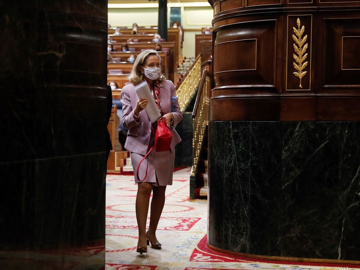 Foto:  La vicepresidenta primera del Gobierno y ministra de Economía, Nadia Calviño. (EFE/Juan Carlos Hidalgo)