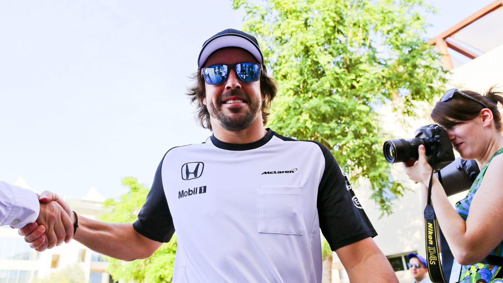 Foto: Fernando Alonso en Dubai (Efe).