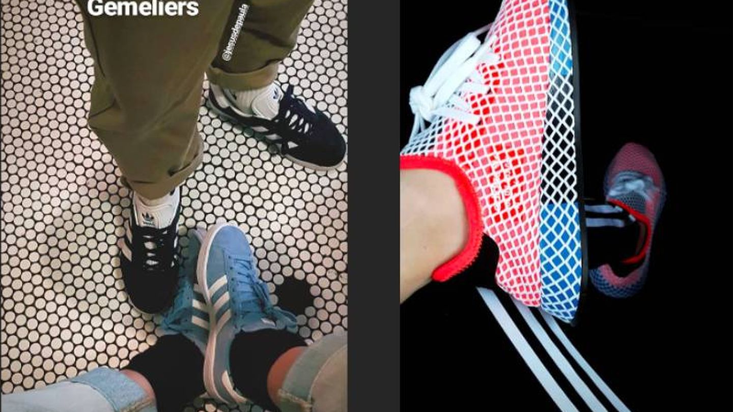 La marca Adidas también figura entre sus esenciales. (Instagram)