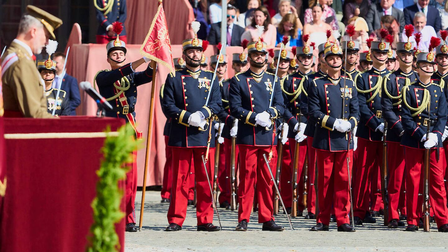 El discurso de Felipe VI ante los cadetes. (LP)