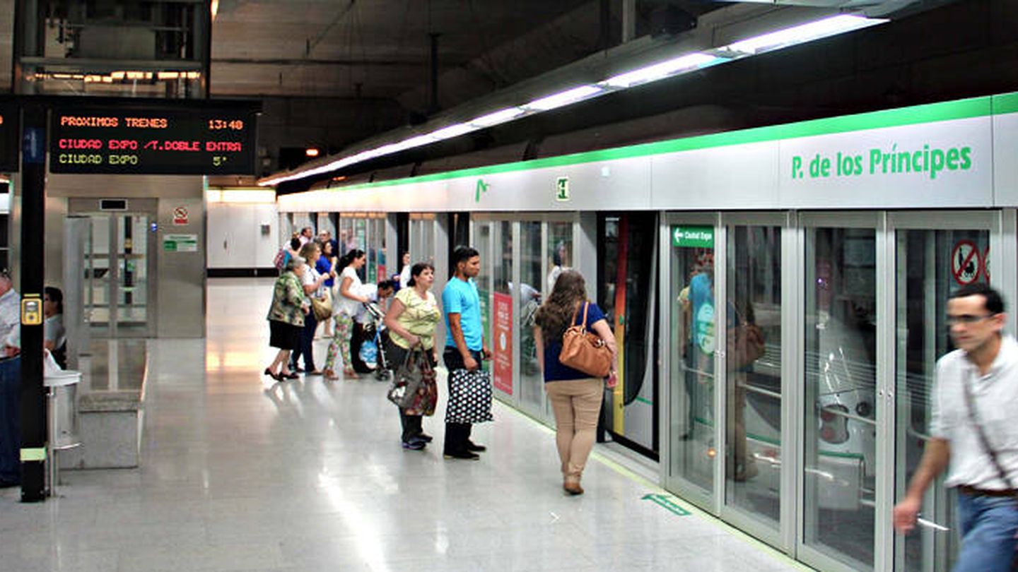 Vista del Metro de Sevilla