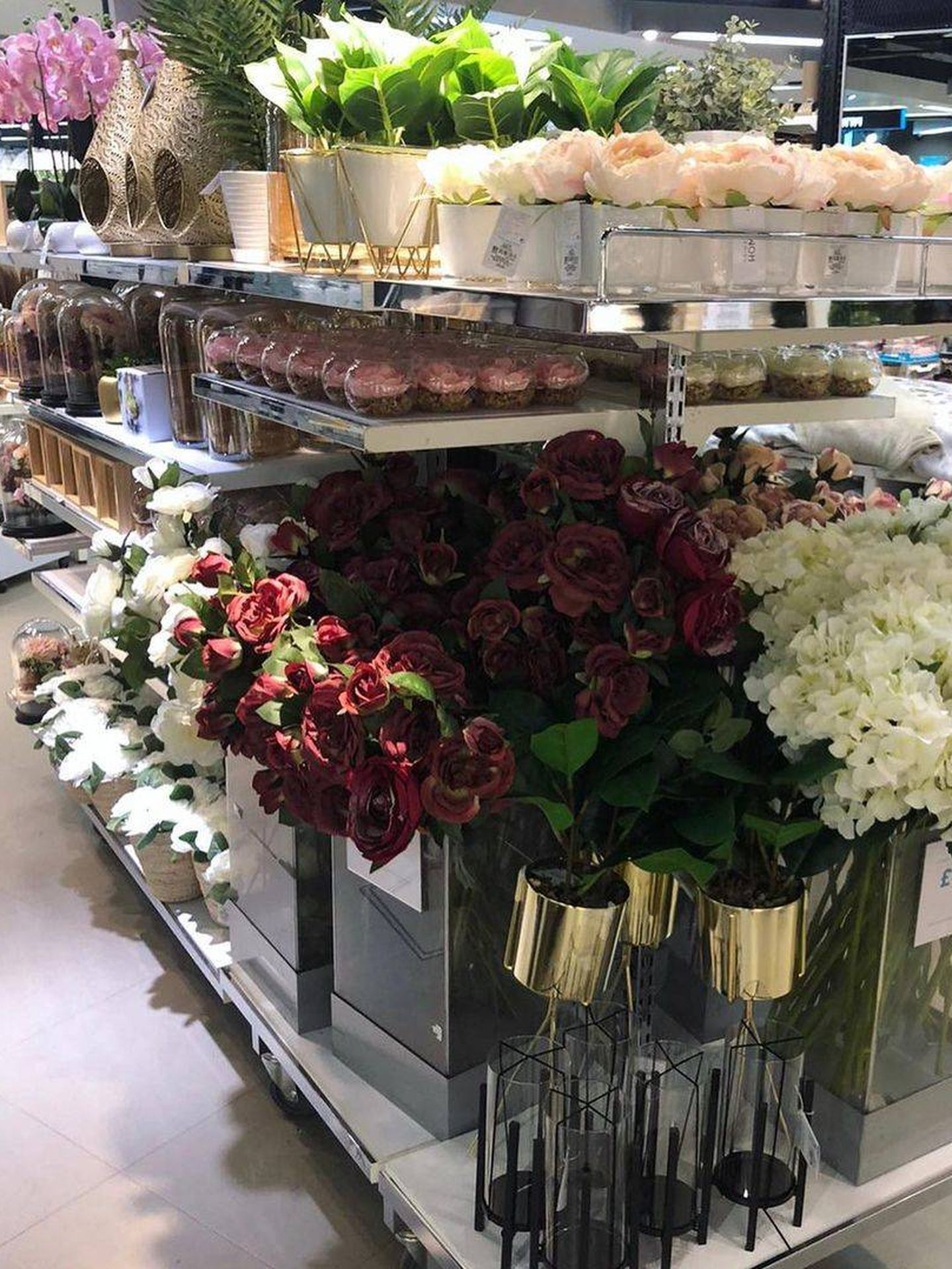 Sección de flores de Primark. (Instagram, @primarkhome)