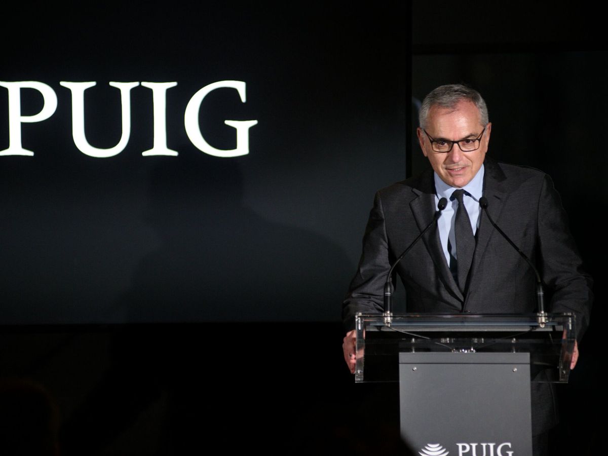 Foto: Marc Puig, presidente de Puig, en la reciente inauguración de su sede (Europa Press)).–