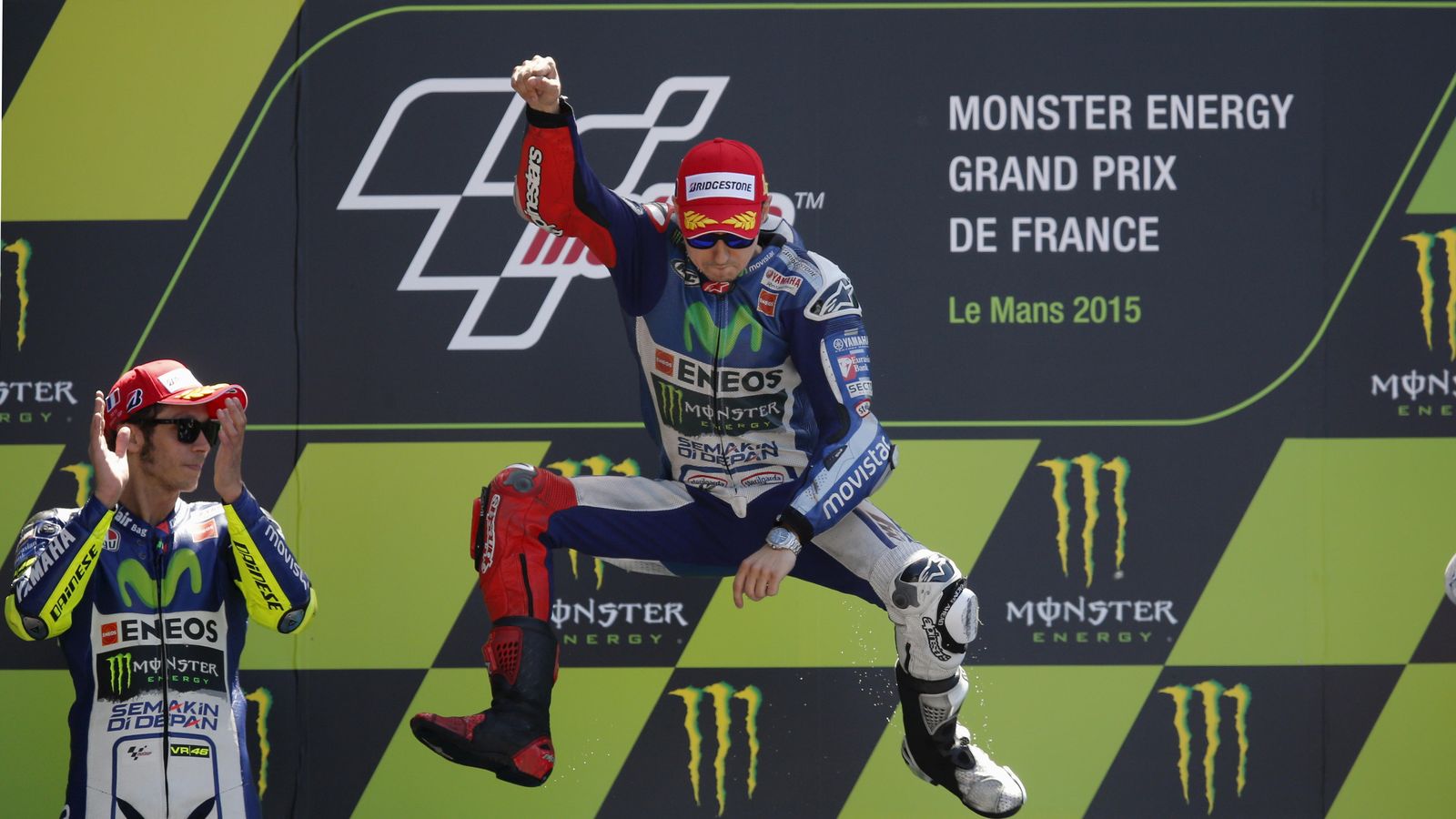 Foto: Jorge Lorenzo ganó en Francia por delante de Rossi y Dovizioso (Reuters)