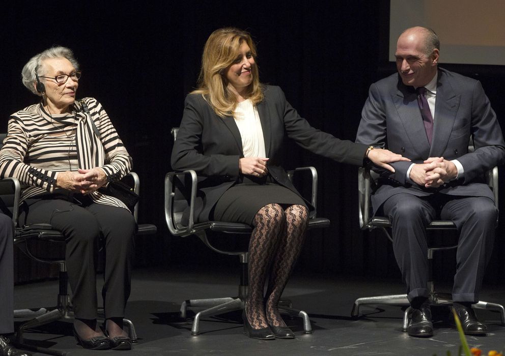 Foto: La presidenta de la Junta de Andalucía, Susana Díaz, en el acto del X aniversario del Museo Picasso de Málaga. (Efe)