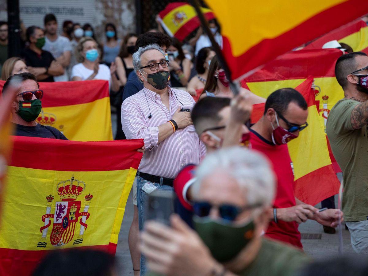 Foto: Manifestación en Murcia este miércoles (EFE)