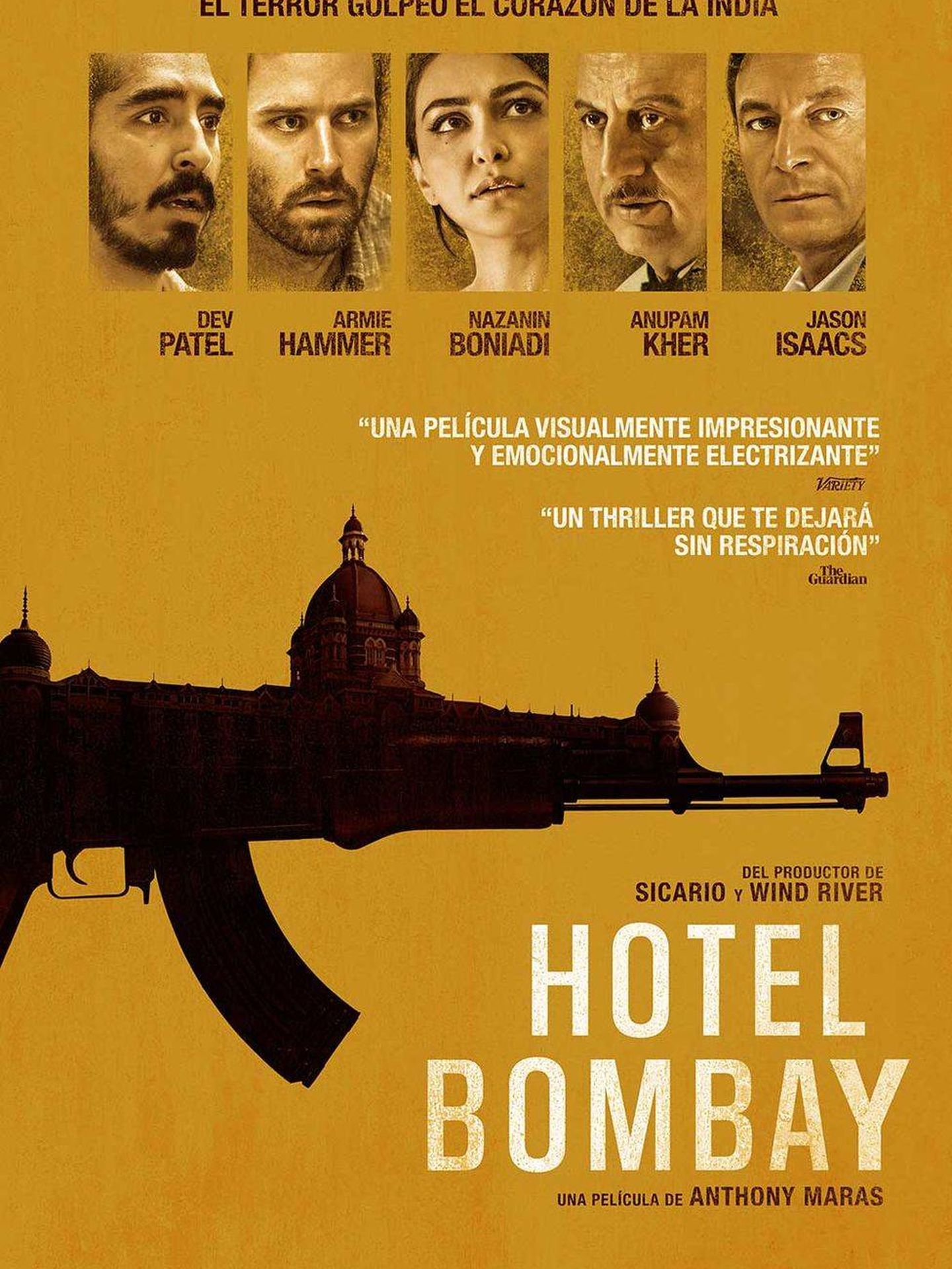 Cartel de 'Hotel Bombay'.