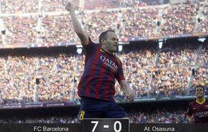 Iniesta y Messi sacan brillo al Barça en la antesala del Santiago Bernabéu