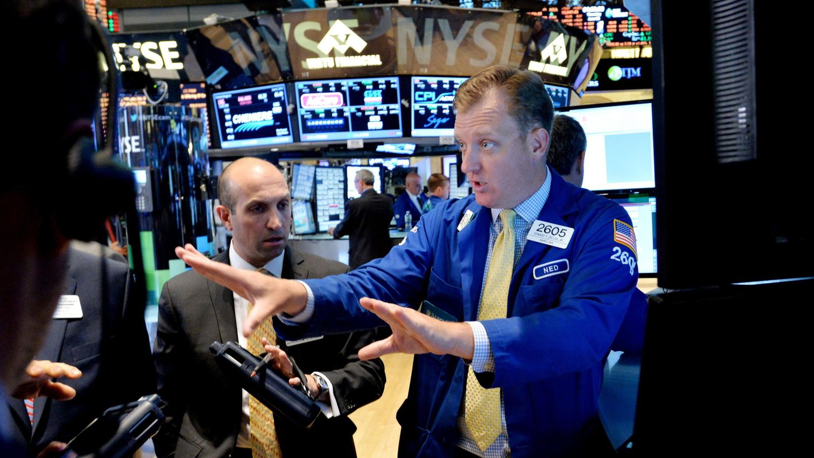 Foto: Comerciantes trabajan en la Bolsa de Valores de Nueva York (EEUU). (EFE)