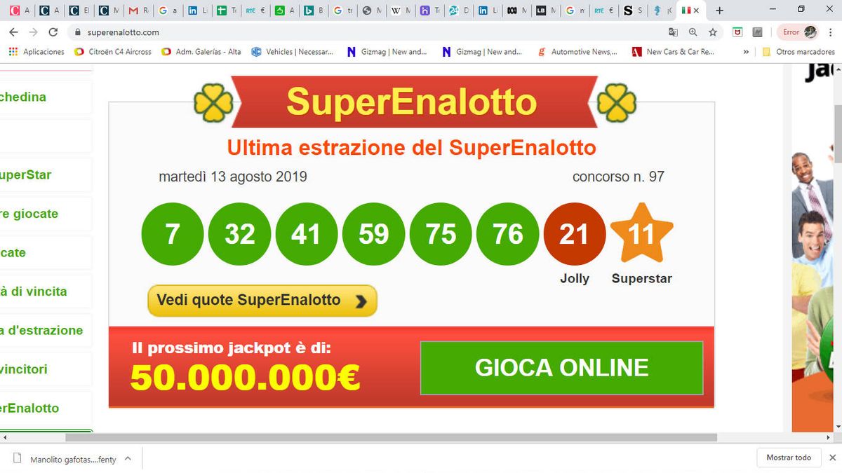 Gana 209 millones en la lotería invirtiendo solo dos euros en un boleto