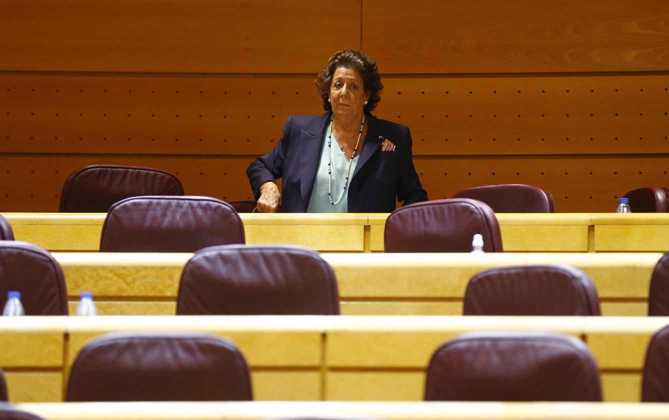 Rita Barberá, en el Senado. (EFE)