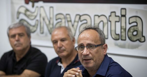 Foto: El presidente del comité de empresa del astillero de Navantia San Fernando, Jesús Peralta. (EFE)