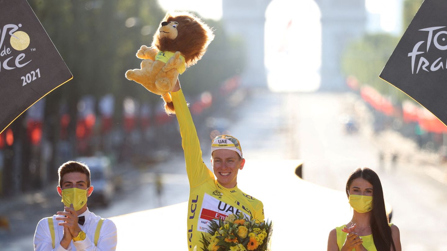 Pogacar fue el ganador del Tour en 2021. (Reuters/Garnier Etienne)