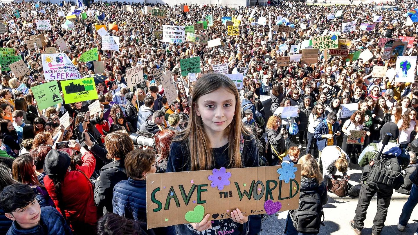 Los jóvenes exigen más políticas a favor del clima. (EFE)