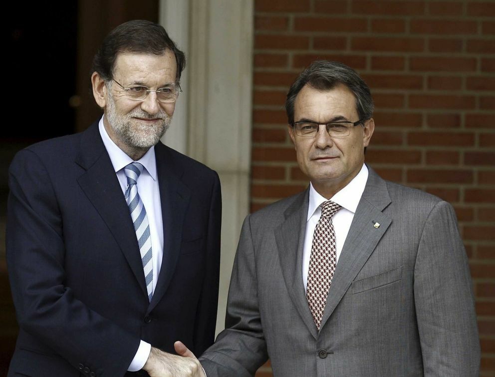 Mariano Rajoy y Artur mas (Efe)