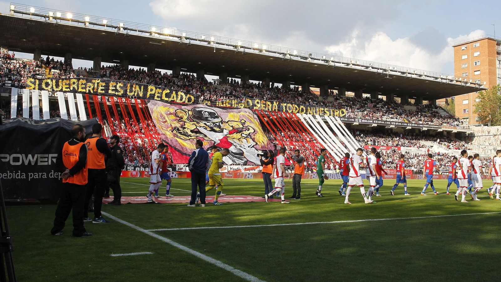 Foto: Estadio del Rayo Vallecano.