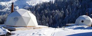Un hotel iglú en mitad de los Alpes suizos