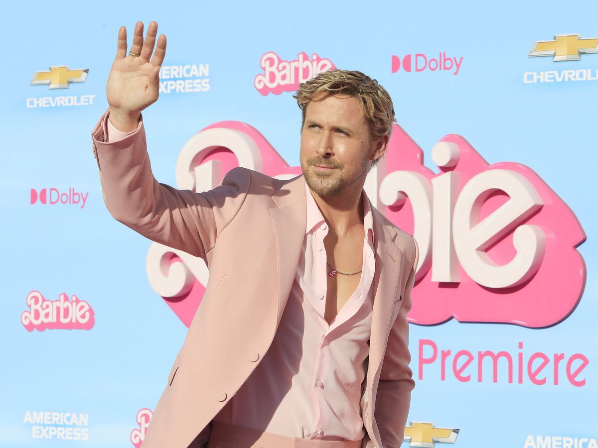 Foto: Ryan Gosling, en la premiere de 'Barbie' en Los Ángeles. (EFE)