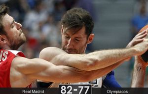 El Madrid sufre ante Olympiacos pero ya tiene a tiro la Final Four