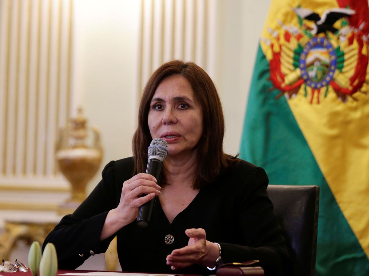 Foto: La ministra de Exteriores boliviana, Karen Longaric. (Reuters)