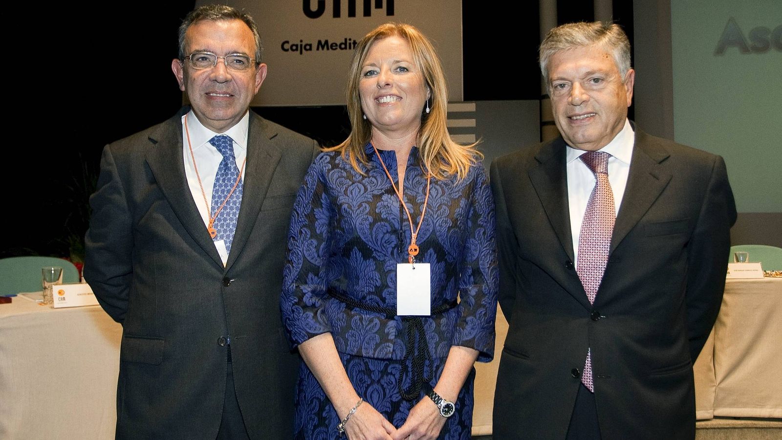 Foto: María Dolores Amoros, Roberto López (i) y Modesto Crespo en una imagen de archivo (EFE)
