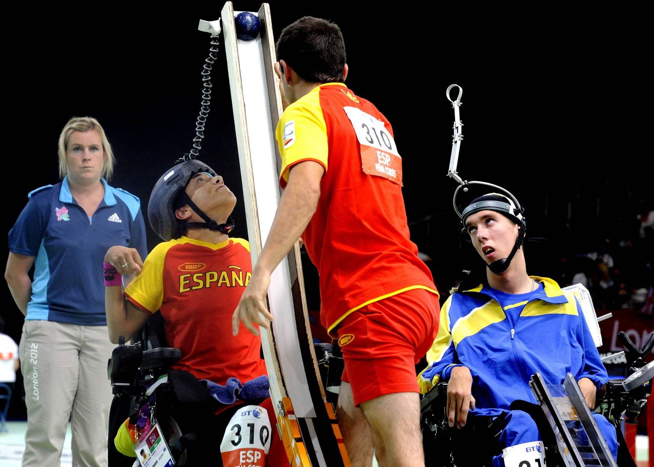 La española Sandra Peña en los Juegos Paralímpicos de Londres 2012, (Javier Regueros/EFE)