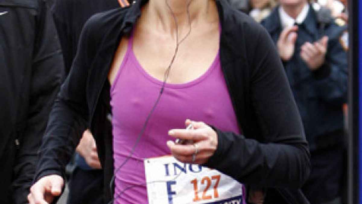 Katie Holmes corrió el maratón de Nueva York