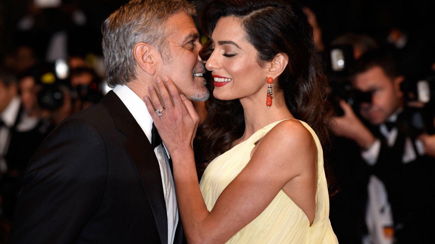  George y Amal Clooney. (Getty)