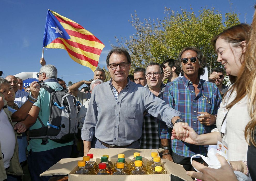 Foto: Artur Mas, hoy, en el día de CDC. (Efe)