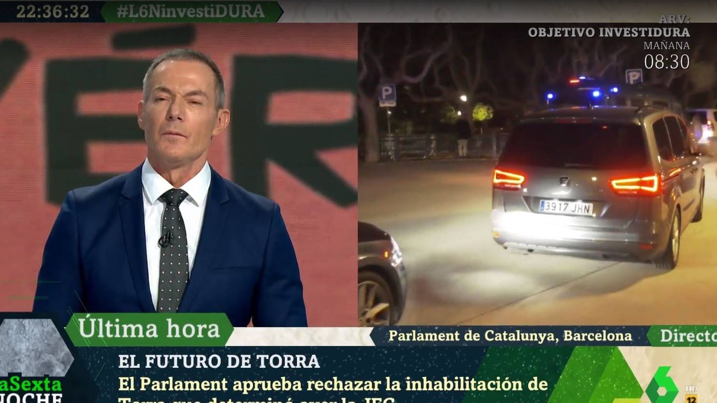 Hilario Pino, en 'La Sexta noche'. (Atresmedia).