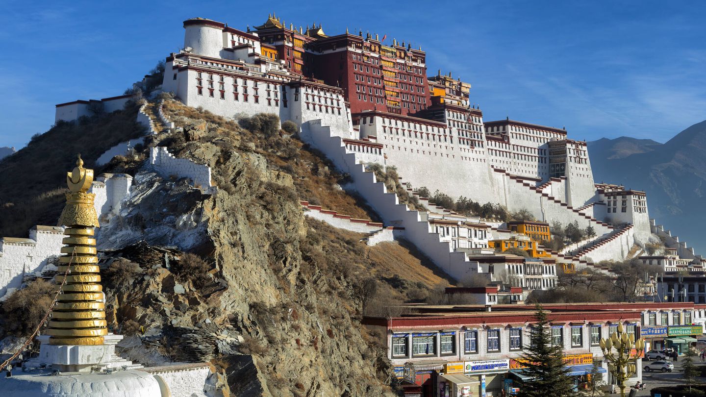 Monasterio de Potala en Tíbet, actualmente China. (Cedida)