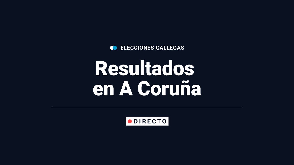 Resultados en A Coruña y Santiago de Compostela: resultados y última hora del escrutinio de las elecciones gallegas, en directo 