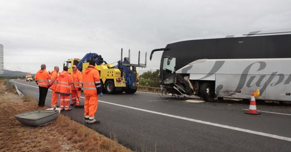 Foto: El accidente en Amposta. (EFE)