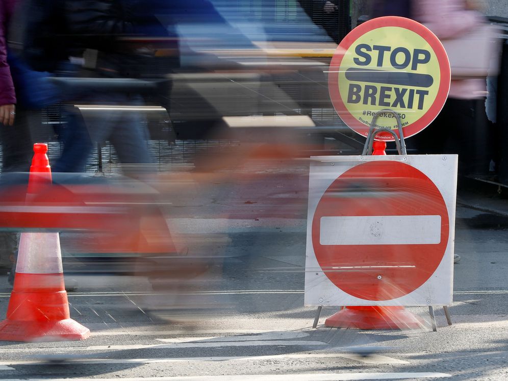 Foto: Imagen de una protesta contra el Brexit en Londres (Reuters)