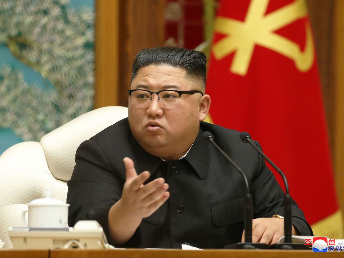 Foto: Kim Jong-un, durante una reunión del Partido Central de Corea del Norte (EFE EPA)