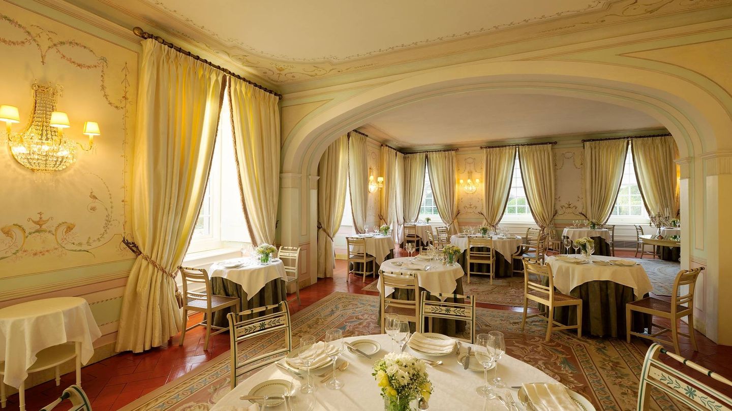 Así es el restaurante del Tivoli Palácio de Seteais. (Cortesía)