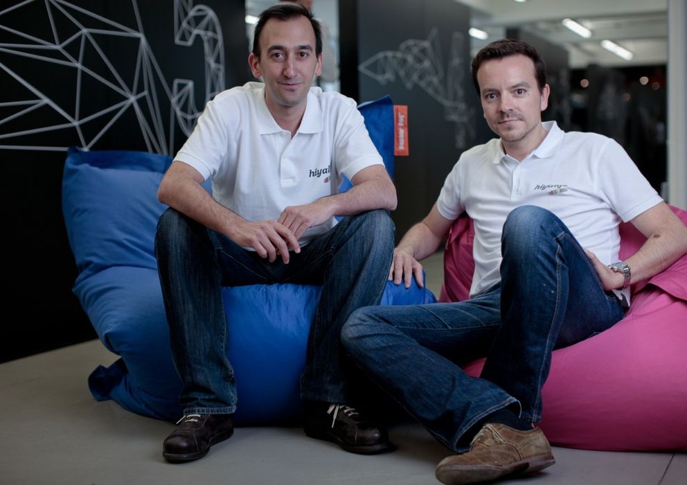 Foto: David Gómez y Fernando Ripollés, fundadores de la 'startup' Hiyalife, con sede en Londres
